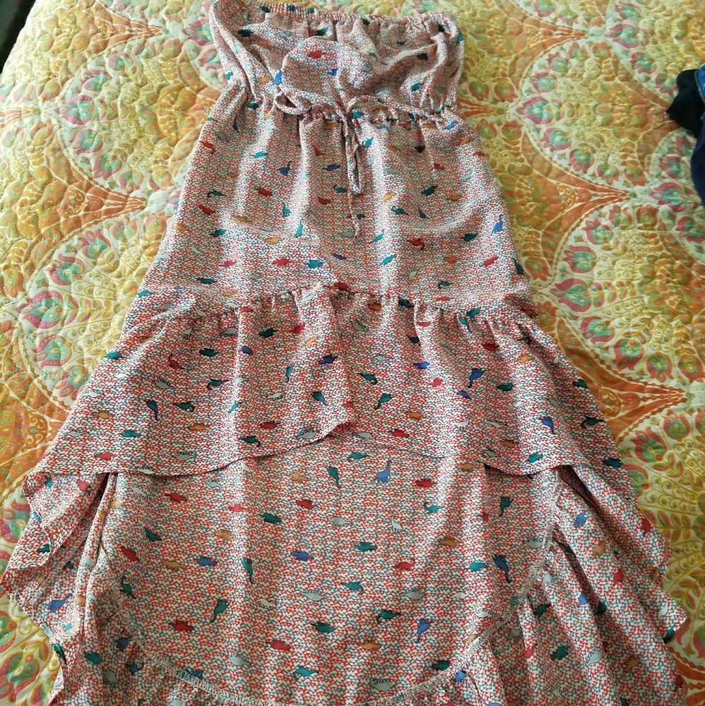 dinosaur/geometric dress